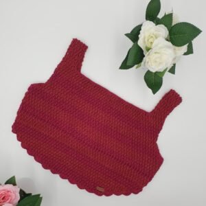 Top de Crochet 'Aurora' - Estilo Boho Chic | Mandyjumi